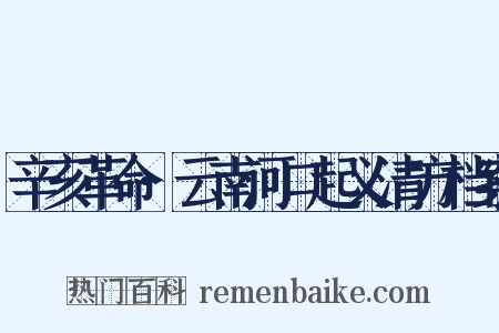 辛亥革命·云南河口起义清方档案是什么意思的图片